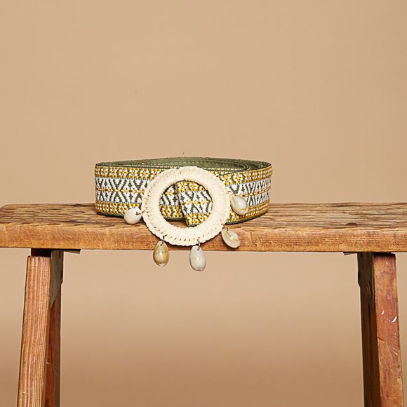 POL Yellow and Ivory Belt - Picture 4 of 4